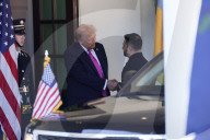 President Trump Greets President Zelensky At White House