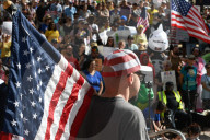 Protest Against Donald Trump In Orlando
