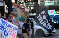 Protest Against Donald Trump In Orlando