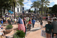 Protest Against Donald Trump In Orlando