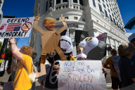Protest Against Donald Trump In Orlando