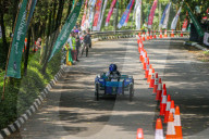 Soap Box Car Race In Bandung, Indonesia