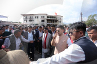 Oli Makes First Appearance At UML Headquarters After Gen Z Movement