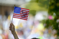 Thousands March Against Administration's Policies during NO KINGS Rally in Philadelphia, PA