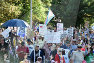 Thousands protest Trump in New Jersey