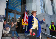 Americans protest authoritarian Trump