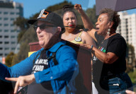 Americans protest authoritarian Trump