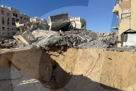 Gazans searching for bodies of Israeli hostages