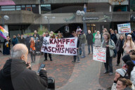 Protest Against Merz's StadtBild Speech Regarding Immigrants In Kredfeld