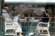 PREMIUM EXCLUSIVE: *PREMIUM-EXCLUSIVE* *MUST CALL FOR FEES*?It's Family Time for the American actress Anne Hathaway relaxing after filming 'The Devil Wears Prada 2' out in Portofino.