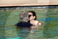 PREMIUM EXCLUSIVE: *PREMIUM-EXCLUSIVE* *MUST CALL FOR FEES*?It's Family Time for the American actress Anne Hathaway relaxing after filming 'The Devil Wears Prada 2' out in Portofino.