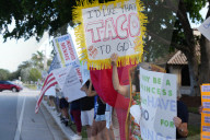 Floridians protest Trump