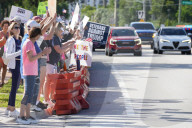 Floridians protest Trump