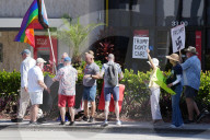 Floridians protest Trump