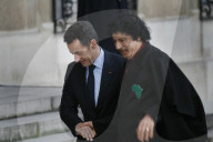 Qaddafi in Elysee Palace