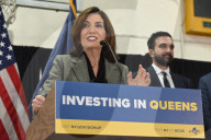 NY governor Hochul and NYC mayoral candidate Zohran Mamdani