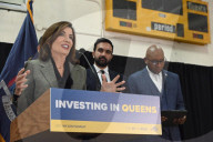 NY governor Hochul and NYC mayoral candidate Zohran Mamdani