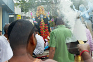 Goddess Kali worshiped at Diwali
