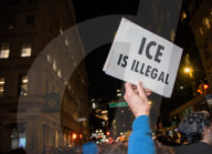 Protest After Daytime Raid By I.C.E. In NYC