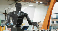 Humanoid robot being readied for defence