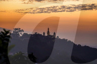Sunrise Over The City Of Kathmandu, Nepal