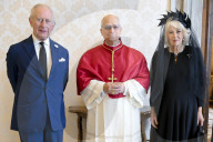 Pope Leo XIV Receives King Charles III And Queen Camilla