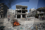 Gaza destroyed homes north of Gaza City