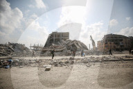 Gaza destroyed homes north of Gaza City