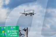 American Airlines Planes Landing At FLL