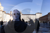 Protest Against The Presence Of Foreign Minister Antonio Tajani And Minister Bernini