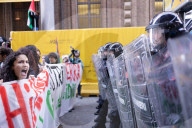 Protest Against The Presence Of Foreign Minister Antonio Tajani And Minister Bernini