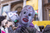 Protest Against The Presence Of Foreign Minister Antonio Tajani And Minister Bernini