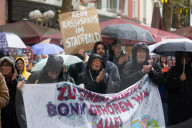 Protest Against Chancellor Merz " StadtBild" In Bonn