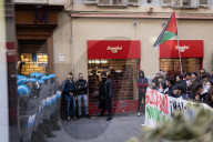 Protest Against The Presence Of Foreign Minister Antonio Tajani And Minister Bernini