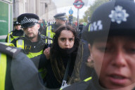 UKIP Protestors March Through Central London On 25 October 2025