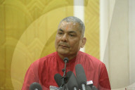 Durga Prasai Addresses Journalists During A Special Interaction.