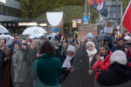 Protest Against Chancellor Merz " StadtBild" In Bochum