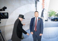 Guests arrive for Sunday with Laura Kuenssberg at the BBC