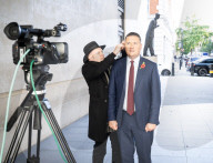 Guests arrive for Sunday with Laura Kuenssberg at the BBC