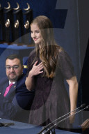 Die spanische Königsfamilie bei der Verleihung der Prinzessin von Asturien-Preise 2025 in Oviedo