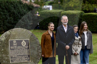 Felipe, Letizia, Leonor und Sofia besuchen das Musterdorf 2025 Valdesoto
