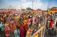 Hindus Celebrate Chhath Puja Festival In India