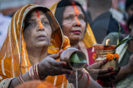 Hindus Celebrate Chhath Puja Festival In India