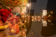 Chhath Festival Celebrated In Kathmandu, Nepal