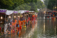 Chhath Festival Celebrated In Kathmandu, Nepal