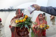 Chhath Puja Festival In Kolkata, India