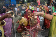 Chhath Puja Celebration In India.