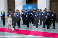 Italian Prime Minister Giorgia Meloni Meets Hungarian Prime Minister Viktor Orban At Palazzo Chigi In Rome 
