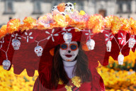 Mega Ofrenda At Zocalo In Mexico City