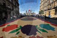 Mega Ofrenda At Zocalo In Mexico City